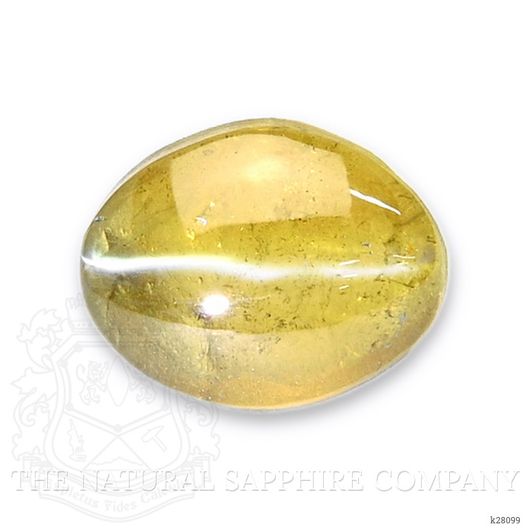 2.05 Ct. Yellowish Brown Cabochon Chrysoberyl from Ceylon (Sri Lanka)