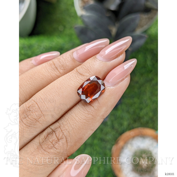 5.05 Ct. Red Rhodolite Garnet from Ceylon (Sri Lanka)