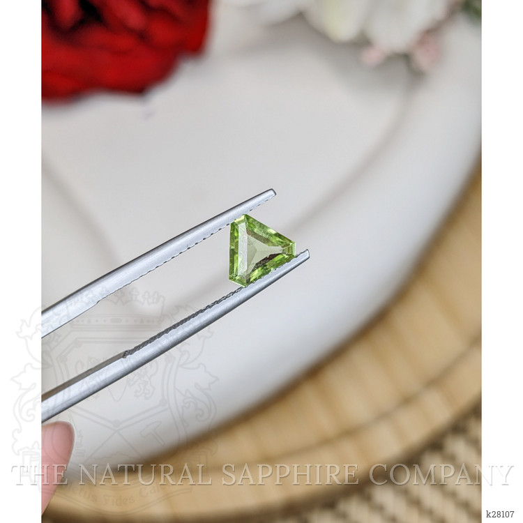 0.67 Ct. Green (Lime Green) Peridot from Pakistan