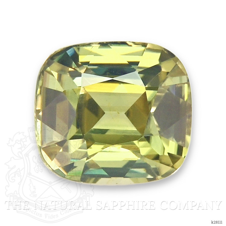 3.44 Ct. Yellowish Green Zircon from Ceylon (Sri Lanka)