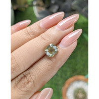 3.44 Ct. Yellowish Green Zircon from Ceylon (Sri Lanka) Life Style