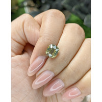 3.44 Ct. Yellowish Green Zircon from Ceylon (Sri Lanka) Life Style