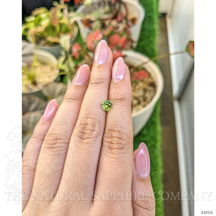 0.85 Ct. Green (Lime Green) Peridot from Pakistan