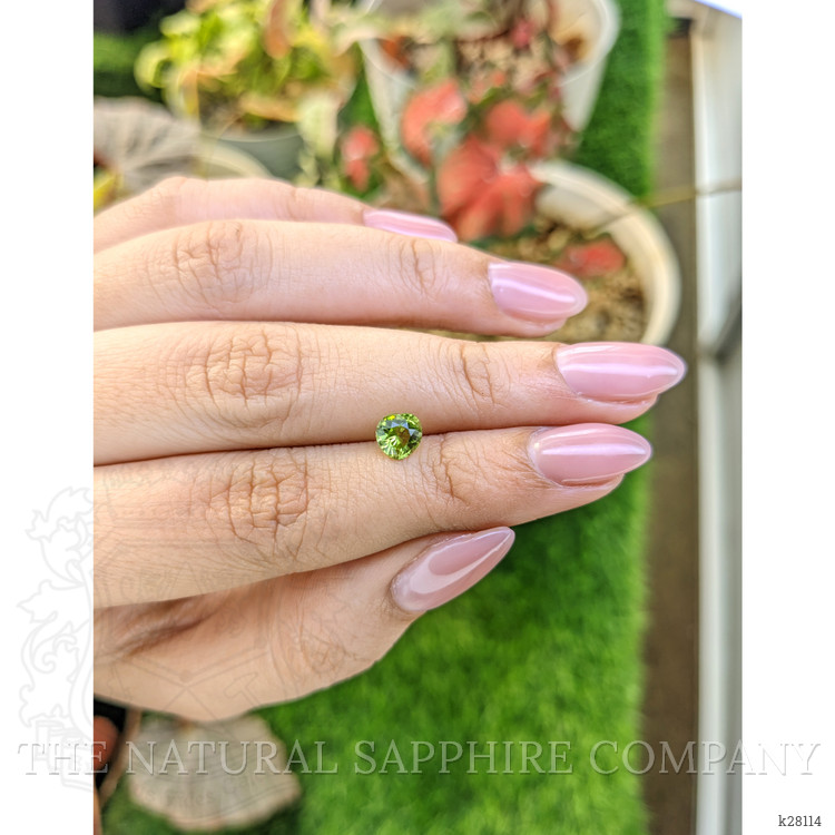 0.85 Ct. Green (Lime Green) Peridot from Pakistan