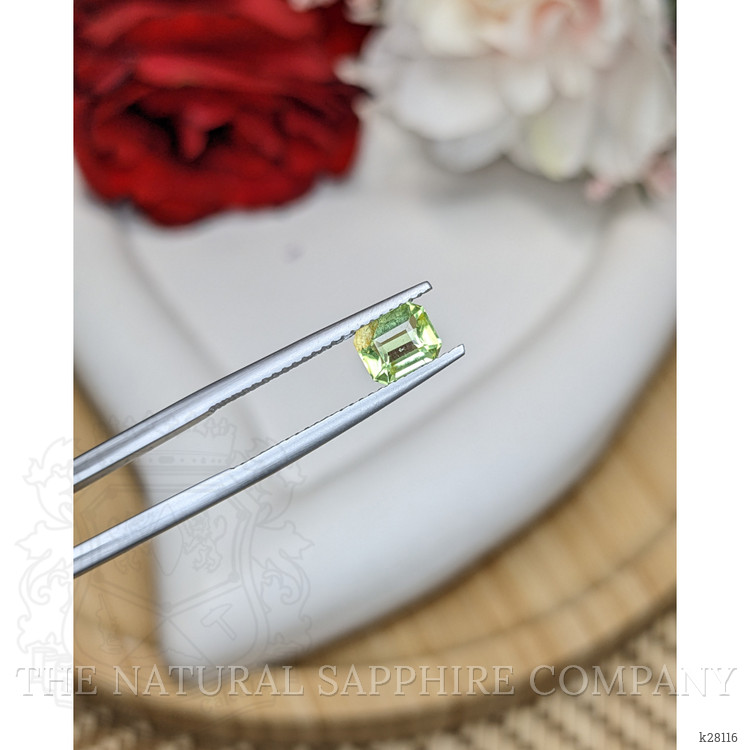0.76 Ct. Yellowish Green Peridot from Pakistan