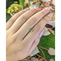 0.76 Ct. Yellowish Green Peridot from Pakistan Life Style