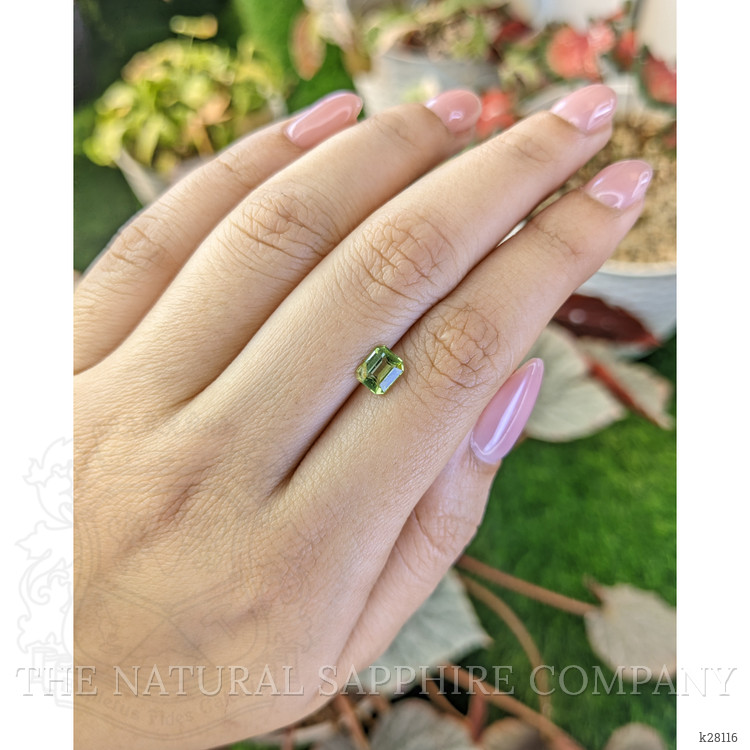 0.76 Ct. Yellowish Green Peridot from Pakistan
