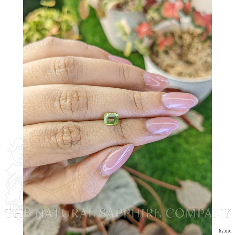 0.76 Ct. Yellowish Green Peridot from Pakistan