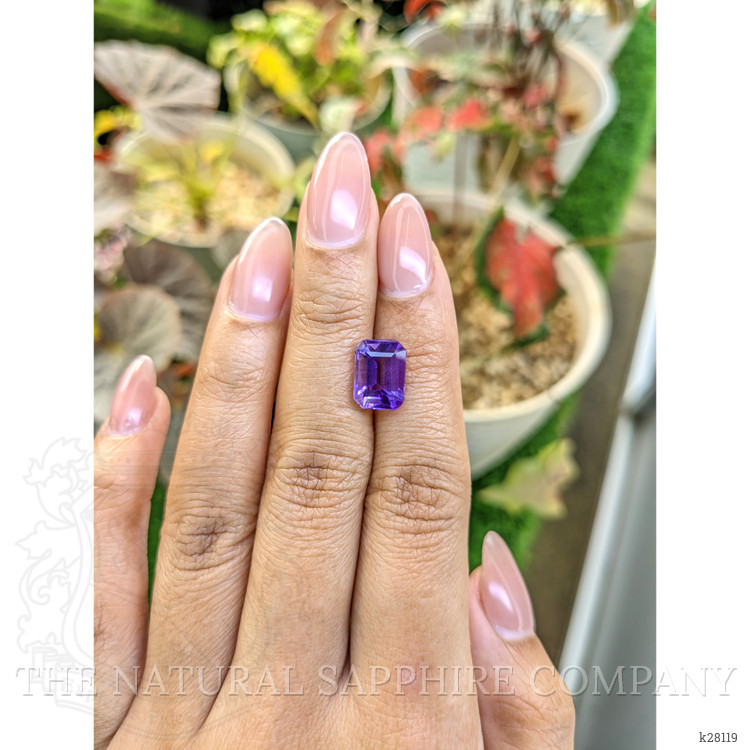 3.33 Ct. Purple Amethyst from Ceylon (Sri Lanka)