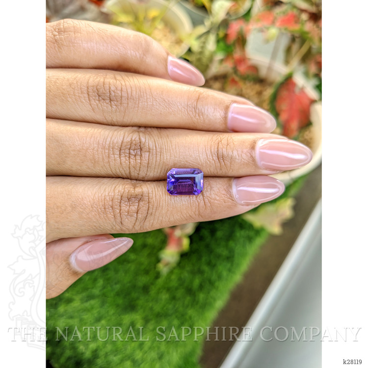 3.33 Ct. Purple Amethyst from Ceylon (Sri Lanka)