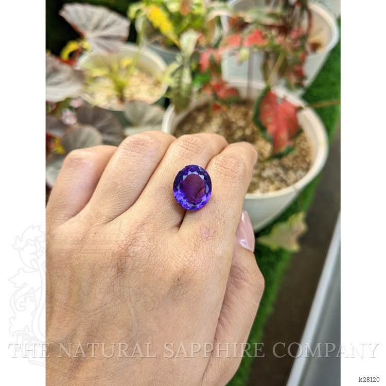 11.04 Ct. Purple Amethyst from Ceylon (Sri Lanka)