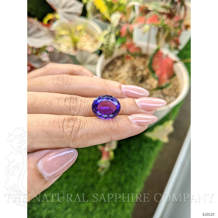 11.04 Ct. Purple Amethyst from Ceylon (Sri Lanka)