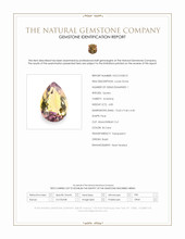 4.83 Ct. Bi Color Ametrine from Brazil Scan Report