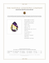 7.30 Ct. Bi Color Ametrine from Brazil Scan Report