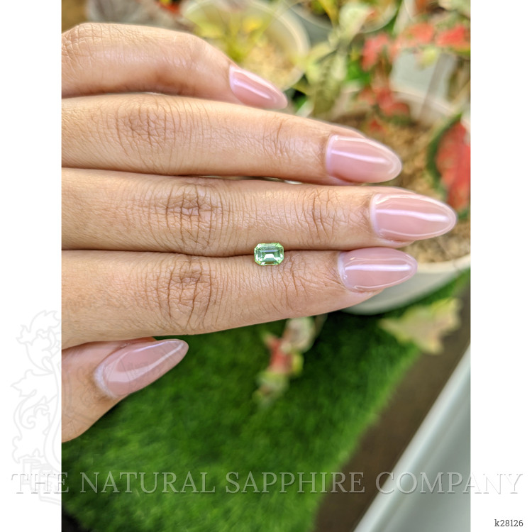 0.65 Ct. Green (Lime Green) Peridot from Pakistan