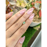 0.65 Ct. Green (Lime Green) Peridot from Pakistan Life Style
