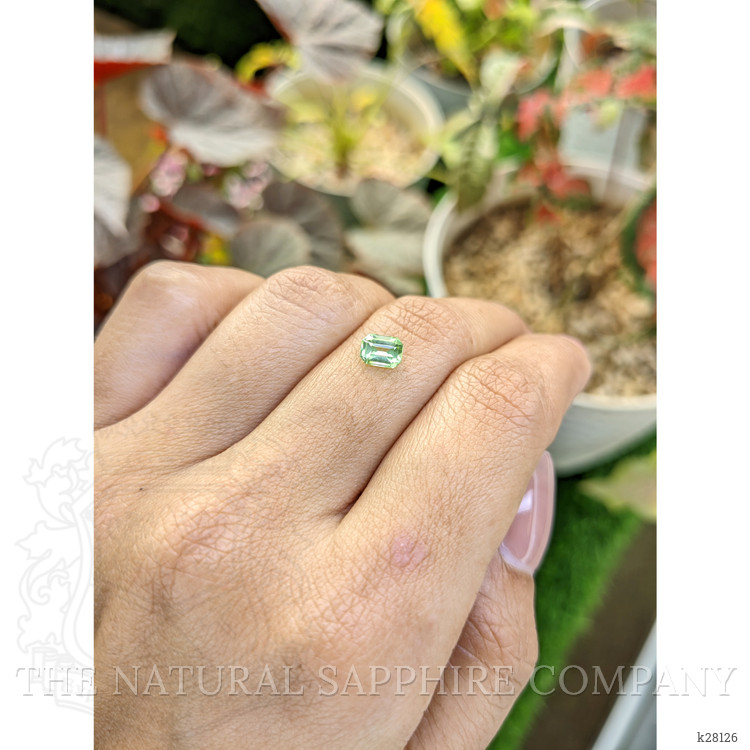 0.65 Ct. Green (Lime Green) Peridot from Pakistan