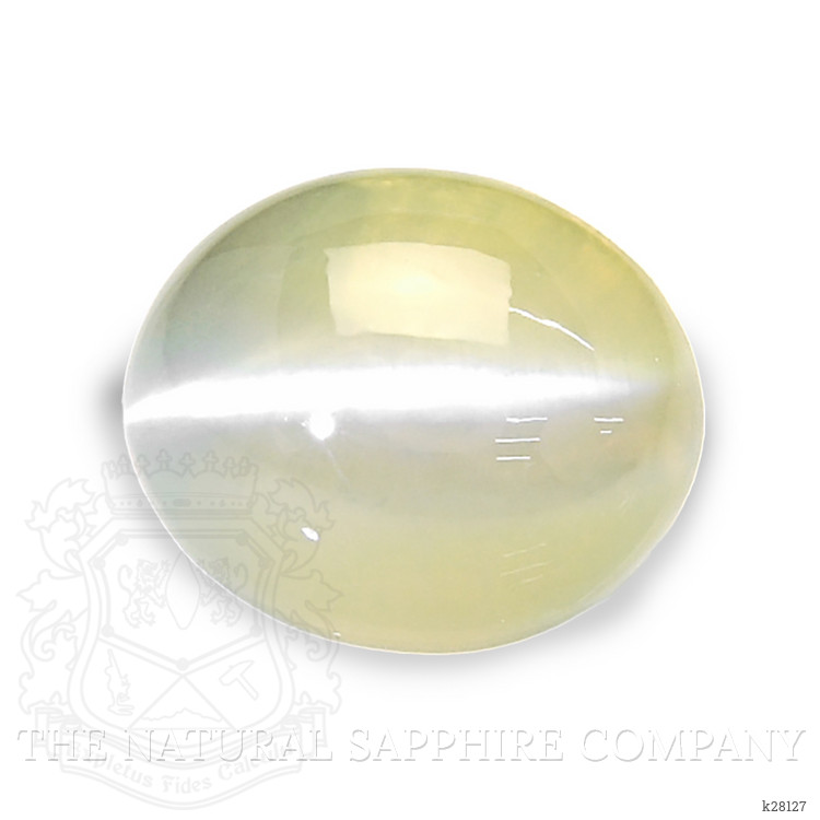 3.71 Ct. Yellowish Green Cabochon Chrysoberyl from Tanzania