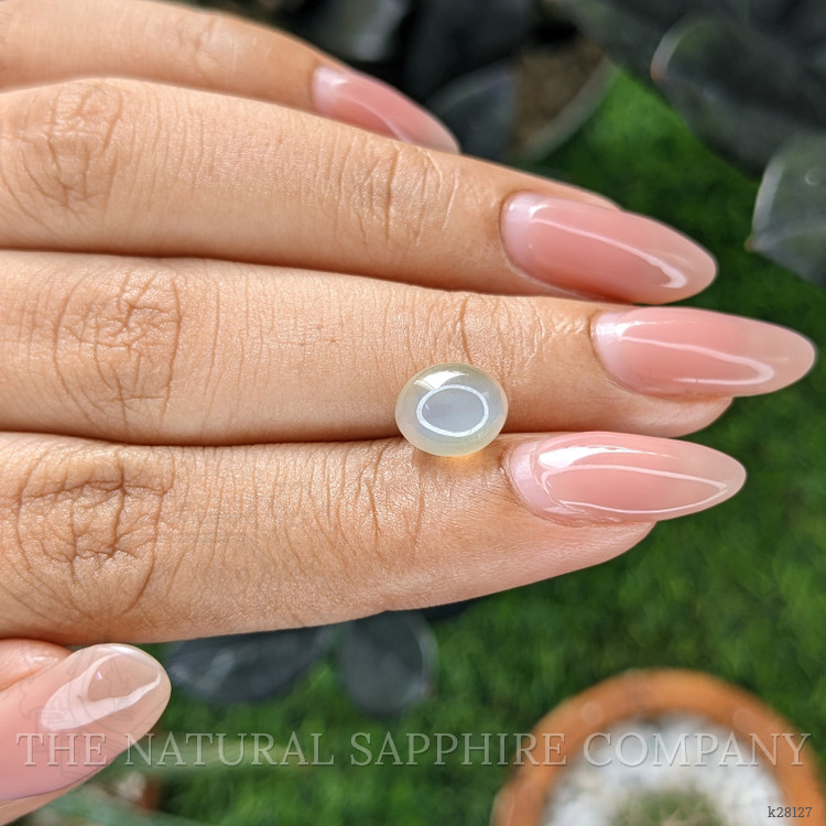 3.71 Ct. Yellowish Green Cabochon Chrysoberyl from Tanzania