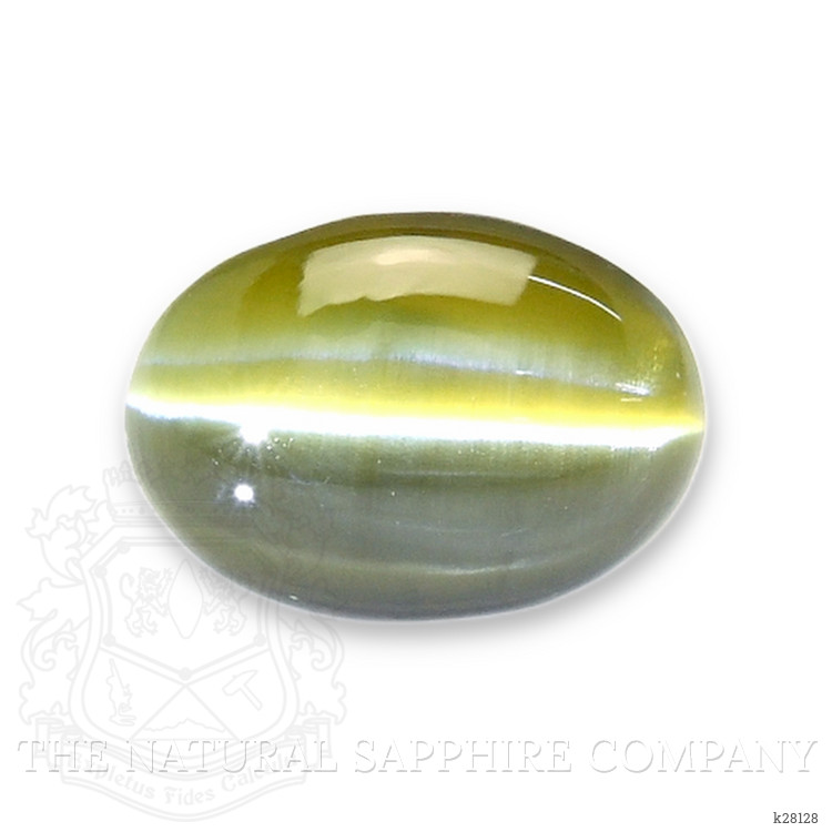 1.14 Ct. Yellowish Green Cabochon Chrysoberyl from Tanzania
