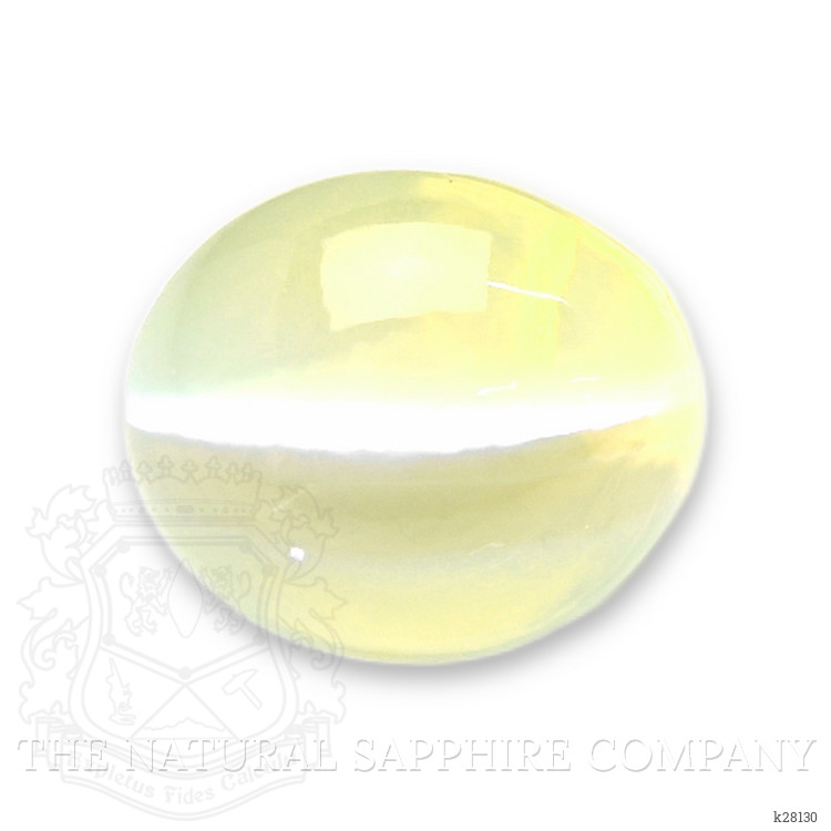 3.62 Ct. Greenish Yellow Cabochon Chrysoberyl from Tanzania