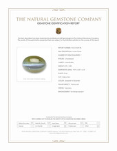 3.98 Ct. Cabochon Alexandrite from Tanzania Scan Report
