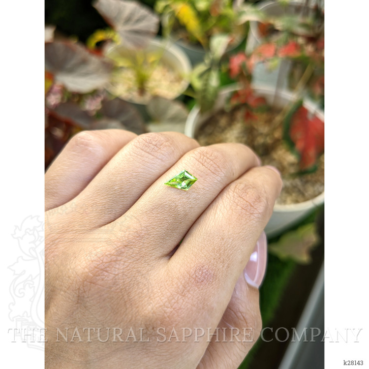 0.77 Ct. Yellowish Green Peridot from Pakistan