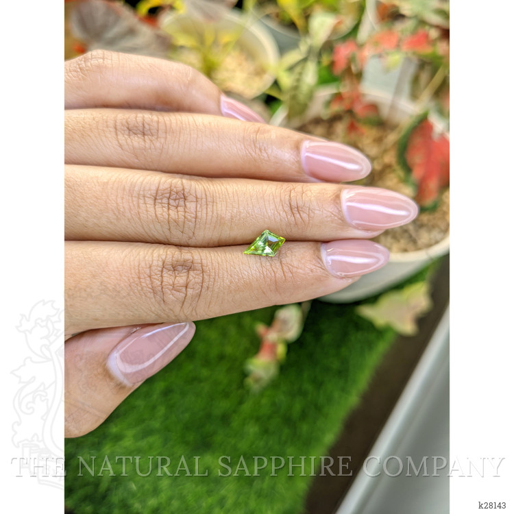 0.77 Ct. Yellowish Green Peridot from Pakistan