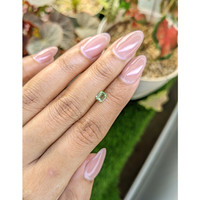 0.38 Ct. Yellowish Green Peridot from Pakistan Life Style