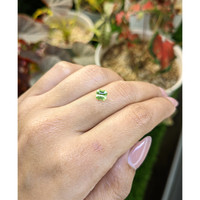 0.76 Ct. Yellowish Green Peridot from Pakistan Life Style