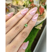 0.76 Ct. Yellowish Green Peridot from Pakistan Life Style