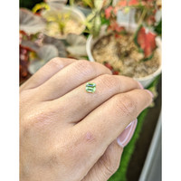 0.76 Ct. Yellowish Green Peridot from Pakistan Life Style