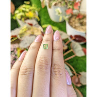 0.61 Ct. Yellowish Green Peridot from Pakistan Life Style