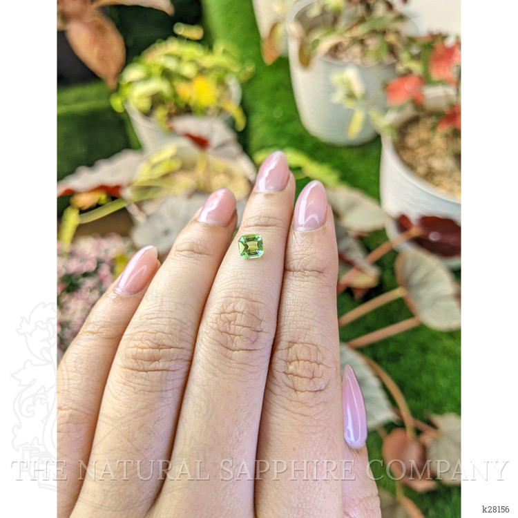 0.78 Ct. Yellowish Green Peridot from Pakistan