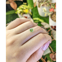 0.78 Ct. Yellowish Green Peridot from Pakistan Life Style