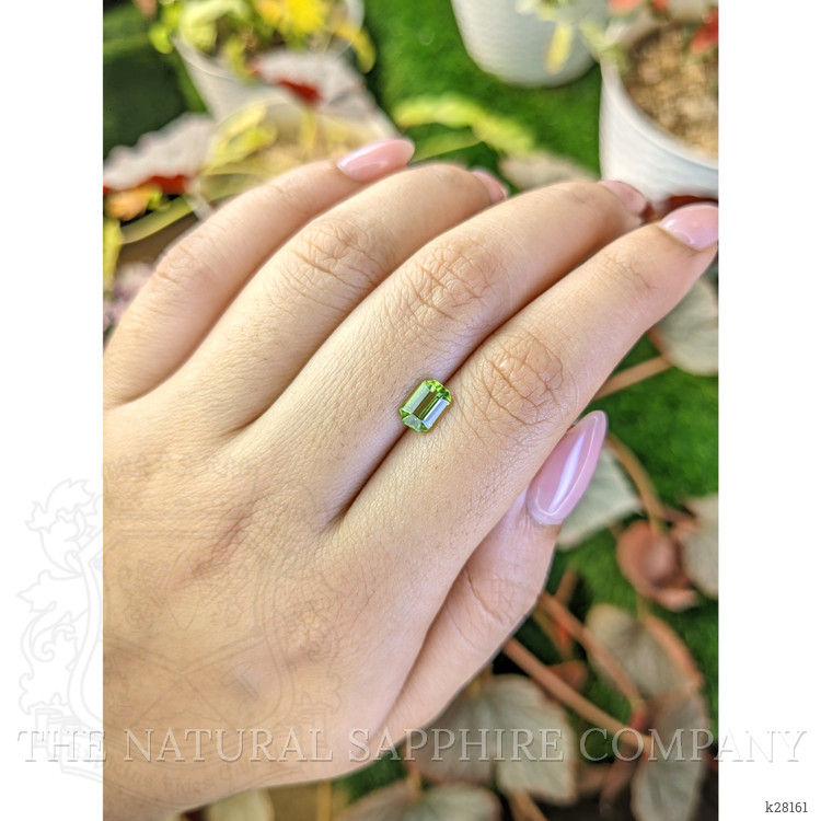 1.01 Ct. Green (Lime Green) Peridot from Pakistan