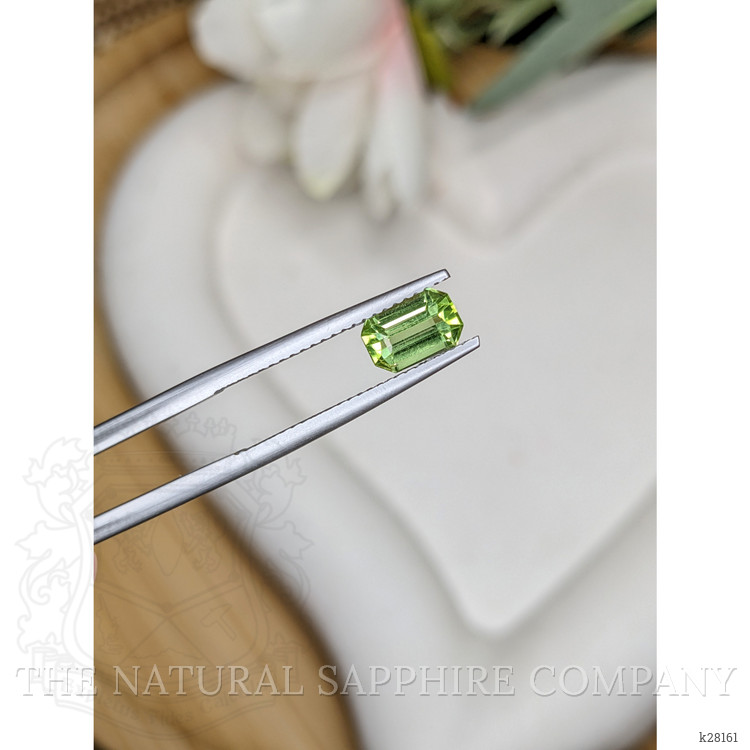 1.01 Ct. Green (Lime Green) Peridot from Pakistan