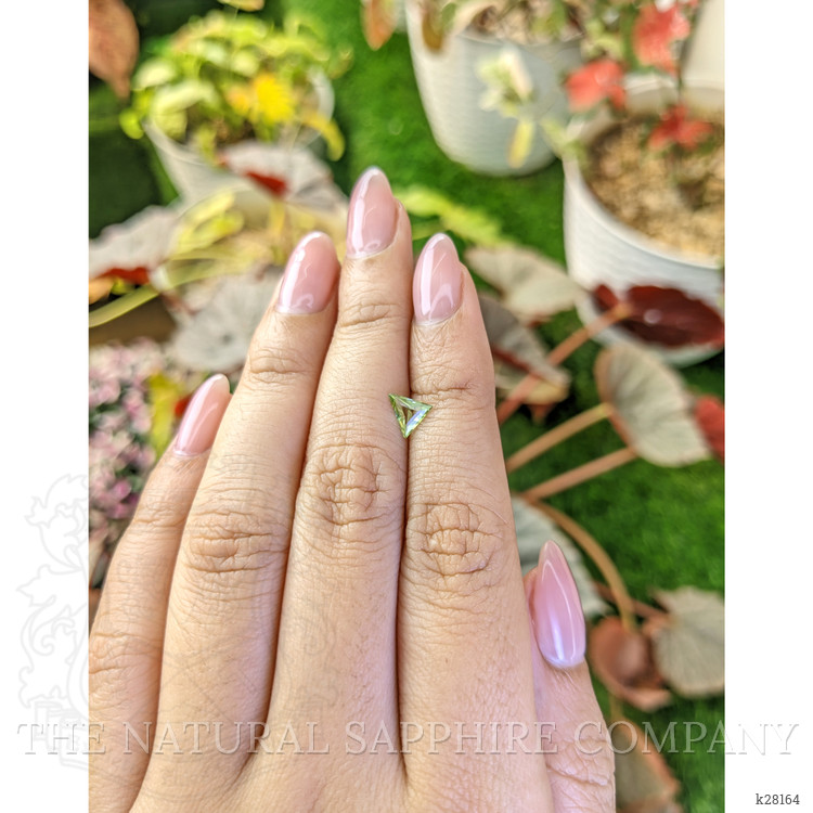 0.39 Ct. Green (Lime Green) Peridot from Pakistan