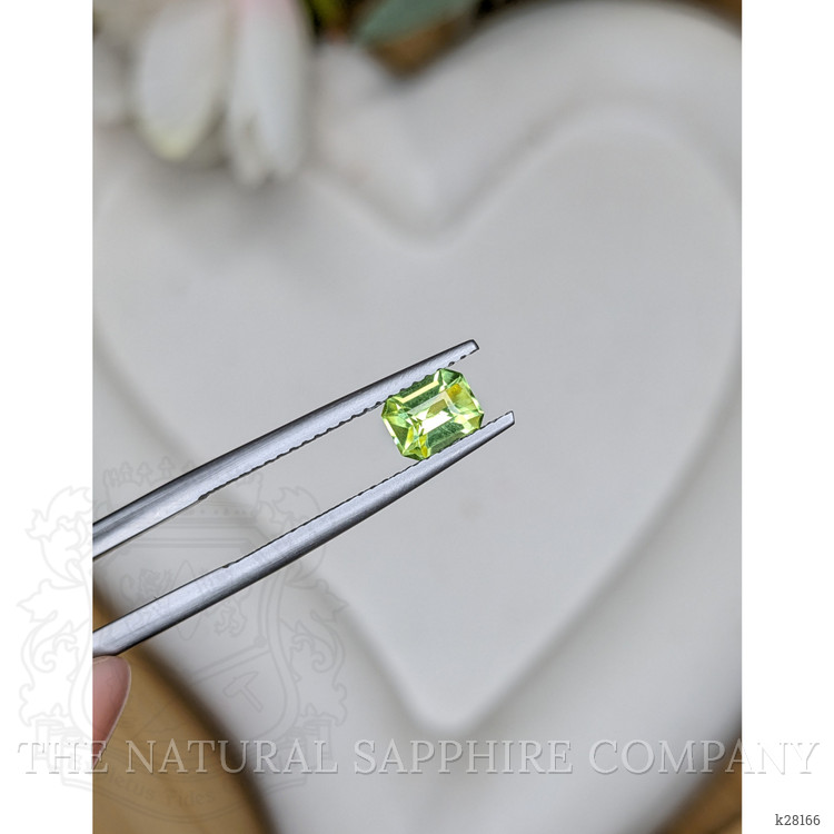 0.67 Ct. Yellowish Green Peridot from Pakistan