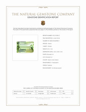 0.46 Ct. Green (Lime Green) Peridot from Pakistan Scan Report