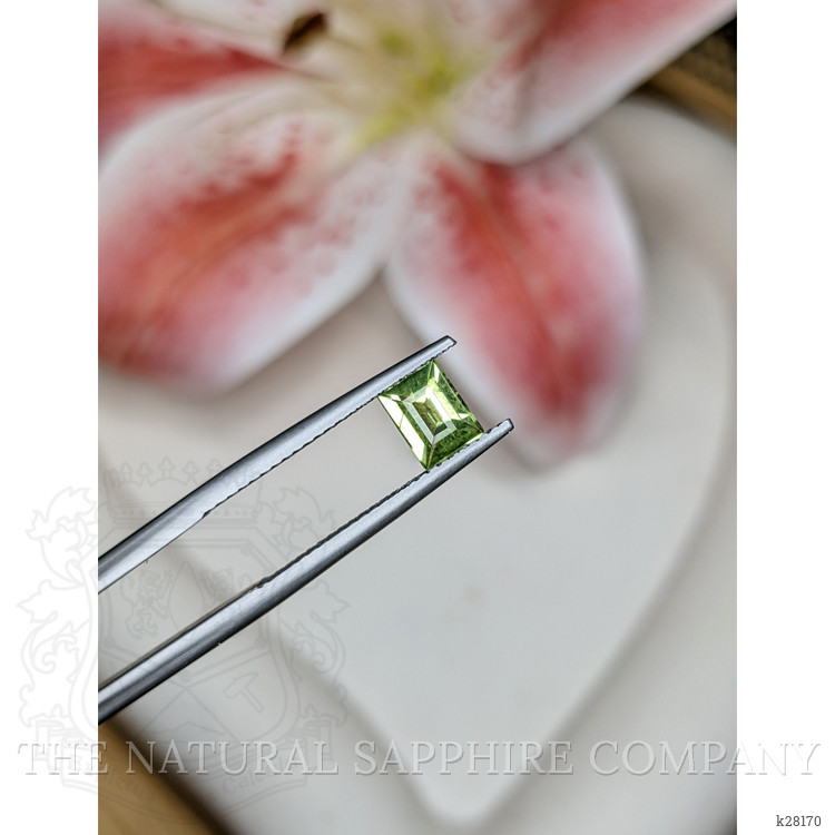 0.65 Ct. Green (Lime Green) Peridot from Pakistan