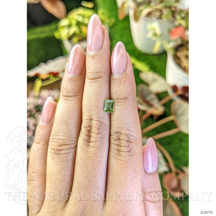 0.65 Ct. Green (Lime Green) Peridot from Pakistan