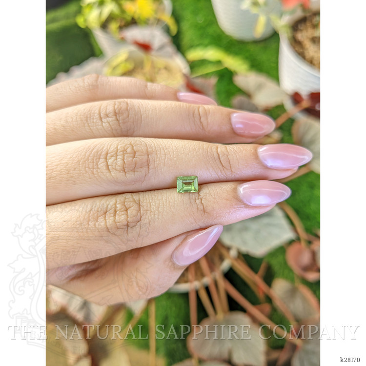 0.65 Ct. Green (Lime Green) Peridot from Pakistan
