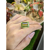 16.57 Ct. Yellowish Green Prasiolite from Brazil Life Style