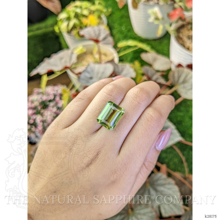 12.29 Ct. Yellowish Green Prasiolite from Madagascar