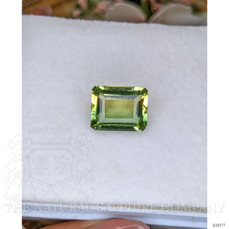 8.96 Ct. Yellowish Green Prasiolite from Madagascar