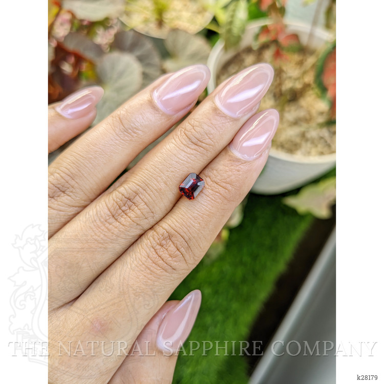 1.61 Ct. Red Garnet from Ceylon (Sri Lanka)