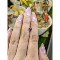 1.13 Ct. Purplish Pink Rhodolite Garnet from Ceylon (Sri Lanka) Life Style