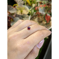 1.13 Ct. Purplish Red Rhodolite Garnet from Ceylon (Sri Lanka) Life Style