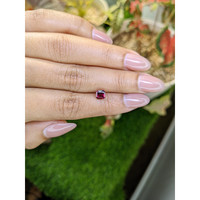 1.13 Ct. Purplish Red Rhodolite Garnet from Ceylon (Sri Lanka) Life Style